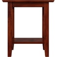 thumbnail image 4 of ZXNYH Atlantic Furniture Mission End Table, Walnut, 4 of 6