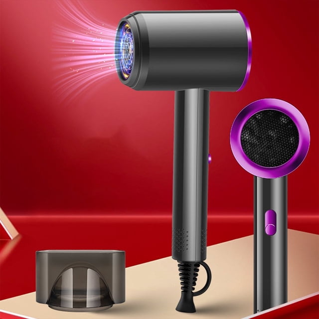 MesaSe 800W Fast Drying Low-Noise Hair Dryer with 3 Speed Settings Negative Ion Technology Overheat Protection Lightweight ABS Design Ideal for Hair Types