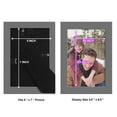 thumbnail image 5 of Modern 5 in. x 7 in. Grey Picture Frame (Set of 2), 5 of 9