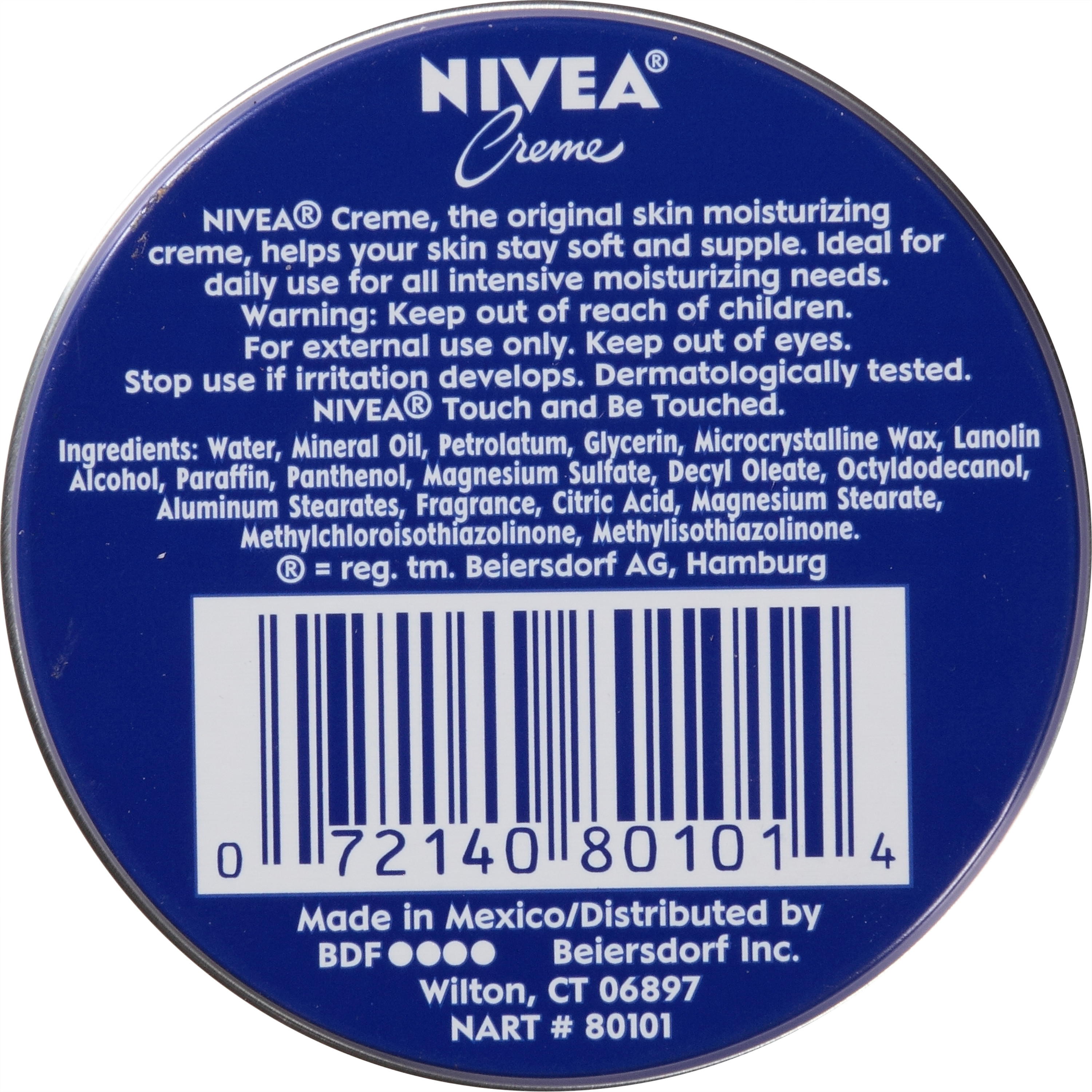 NIVEA Creme Body, Face and Hand Moisturizing Cream, 1 Oz Tin - image 13 of 13