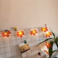 thumbnail image 6 of Maple Leaves String Lights, LED String Light Fall Lighted Garland Thanksgiving Decorations 9.8ft Warm Light, Decorative Light for Room Decoration Festive Birthday, 6 of 6