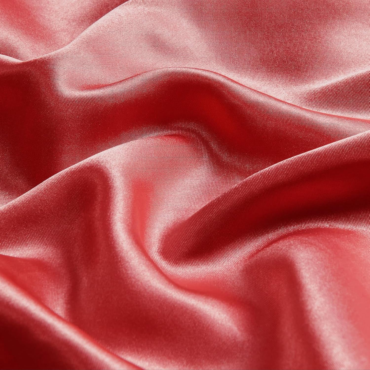 Satin Body Pillow Cover, Super Soft and Cooling Body Pillow Pillowcase for Hair and Skin, Breathable Silky Full Long Pillowcase Cover(20"x54", Baked Apple)