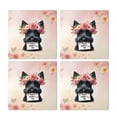 thumbnail image 2 of Happy Mother's Day Scottish Terrier with Flower Crown and Greeting Card Set of 4 Stone Coasters Scottie Dog Lover Gifts 4x4in Absorbent Soapstone Coaster - 13004, 2 of 5