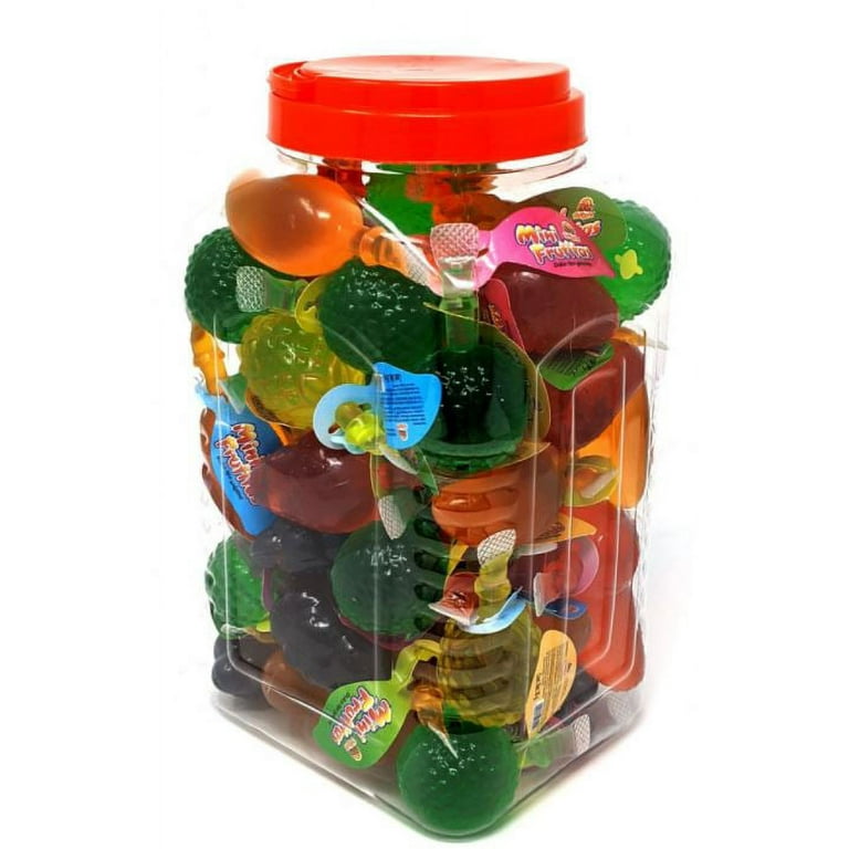 Fruit Jelly Jar | 55 Fruit Jellies | TIK TOK Challenge | Fruit Flavored  Squeezable Jellies | Assorted Flavors: Mango, Pineapple, Grape, Strawberry