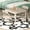 Beige, variant on Folding Card Table Set, Portable PU Cushion Table & Chairs, Foldable, Space-Saving, Beige, 3 Piece