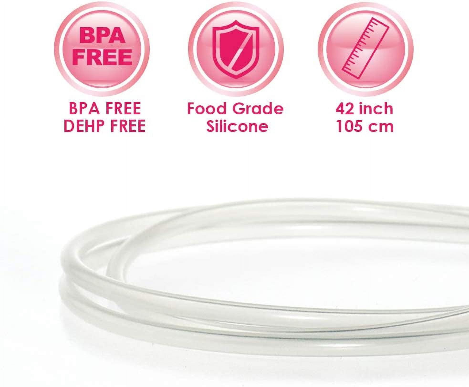 Maymom Pump Parts 19 mm Flange Valve Tube Backflow Protector Bottle with Two-Piece Travel Cap Compatible with Spectra S1 S2 9 Plus Breastpump. Replacement Pump Parts for Spectra Pump Accessories