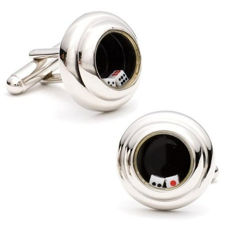 Cufflinks UK-DCE-SL Dice Game Cufflinks