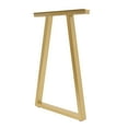 thumbnail image 6 of Pair Metal Gold Table Legs 28" Furniture Legs Dining Table Legs Office Table Leg, 6 of 23