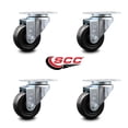 thumbnail image 2 of Avantco 17814451 Swivel Caster Set - PT UC WT UBB UDD Series - Service Caster, 2 of 2