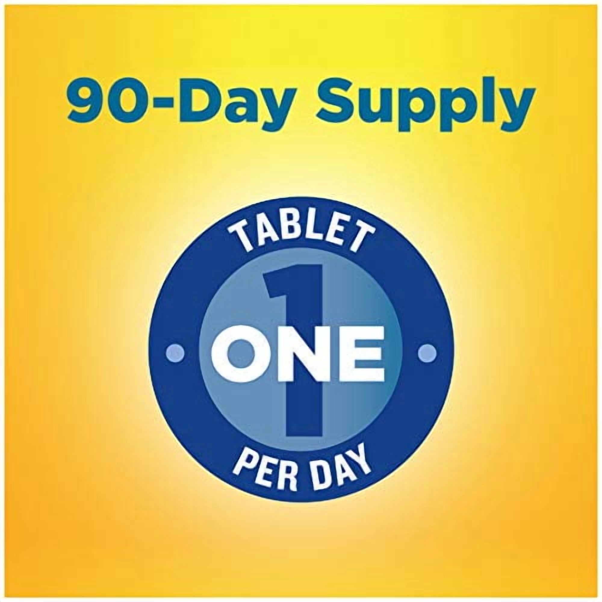 Nature Made Men's Multivitamin 50+ Tablets with Vitamin D, 90 Count (Packaging May Vary)
