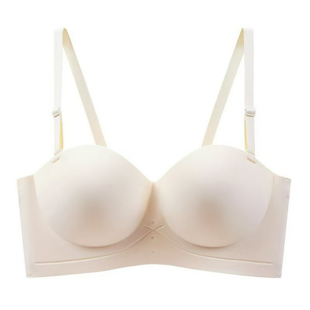Women's Balconette Bra Linght Full Coverage Seamless Push Up Wireless Bras for Everyday