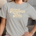 thumbnail image 3 of Smartprints Kindness Is Free Women's T-Shirt Ash, Cotton, S, 3 of 4