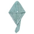 thumbnail image 1 of Paquete de toallas para el cabello, bandana absorbente de secado rápido, botones para mujer, gorro para el cabello rizado y largo, 1 of 5