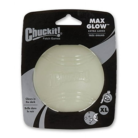 UPC 029695323157 product image for ChuckIt Max Glow Rubber XL Ball Fetch Dog Toy  for Dogs 100+  Extra Large 3.5    | upcitemdb.com