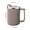 Coffee, variant on COM1950s Stainless Steel Insulated Mug, Double Wall Vacuum Travel Coffee Cup with Handle and Lid, Reusable Thermal Tumbler for Hot and Cold Beverages, Office, Outdoor and Home Use