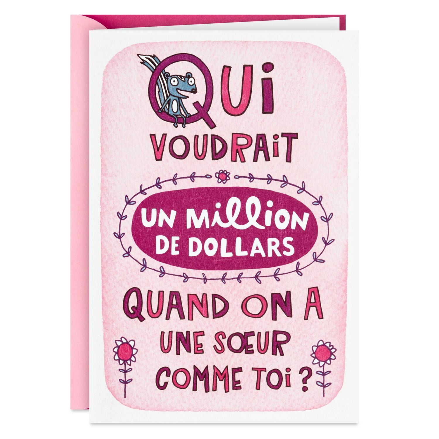 Hallmark Funny Birthday Card for Sister (Million Bucks)