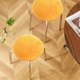 thumbnail image 7 of Zawou Soft Round Chair Cushion, Fluffy Bar Stool Seat Cover with Elastic Bands, Washable and Non-Slip, Comfortable for Office, Dining, Bedroom or Living Room, Beige, 7 of 7