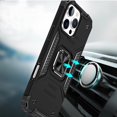 thumbnail image 3 of For iPhone 16 Pro 6.3in Case Rugged Magnetic Stand Shockproof + Tempered Glass, 3 of 6