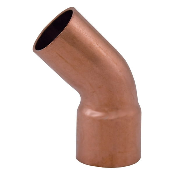 2" Wrot/ACR Solder Joint Copper 45 Street Ell ,PartNo C75471