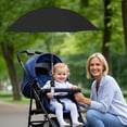 thumbnail image 3 of syligr Chair Umbrella with Clamp, Adjustable 360° Sun Shade UPF 50+, 29.5" Portable Beach Umbrella for Strollers Wheelchairs Patio, Heavy Duty Clip-On Sunscreen for Outdoor Camping, Father's Day Gift, 3 of 10