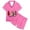 A-Hot Pink54, variant on JAJAHO Girls Pajamas Merry Christmas Pjs Satin Sleepwear Short Sleeve 2 Piece Set Sizes 2-13Y