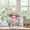 thumbnail image 4 of Painting Desktop Decors 5d Diy Tabletop Decorations Pintura Diamantes Ornamentos Kit Niñas Exquisito para La Oficina en Casa, 4 of 9