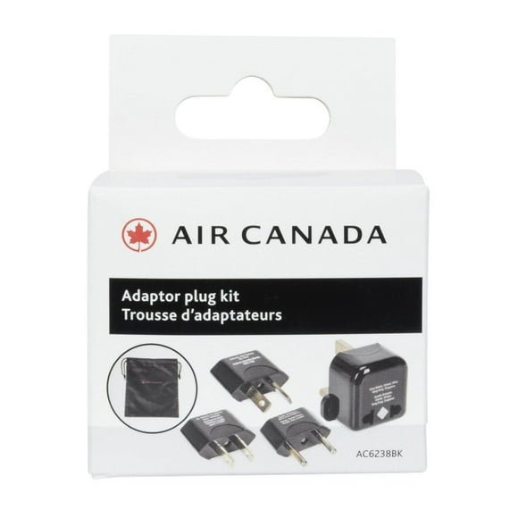 Air Canada Travel Adaptor Plug Kit 10 Amps