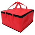 thumbnail image 1 of 1Pc Insulated Picnic Bag Portable Cooler Bag Heat Preservation Picnic Bag (Red), 1 of 2