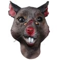 thumbnail image 1 of Disfraz de látex para Halloween de Mask Mokry Party con cicatriz y cabeza de rata, 1 of 7