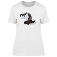 thumbnail image 1 of Cute Black Hair Maigc Unicorn T-Shirt Women -Image by Shutterstock, Female Small, 1 of 2