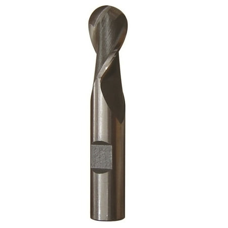 UPC: 0887861158220 | 3/16 X 3/8 HSS 2 Flute Single End Ball End Mill Qualtech DWCT1106