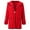 Red Jackets, variant on Juebong Women Plus Size Wool Coats Notched Lapel Pea Coat Oversized Loose Open Front Trench Coat Casual Winter Jackets Overcoat Red,S