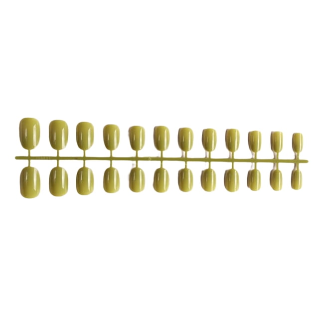 yingyy Faux Ongles Ensemble Brillant Style Français Résistant aux Rayures Ongles Presse Forte Viscosité Réglable Manucure Solide Autocollants Type 1 Type 1