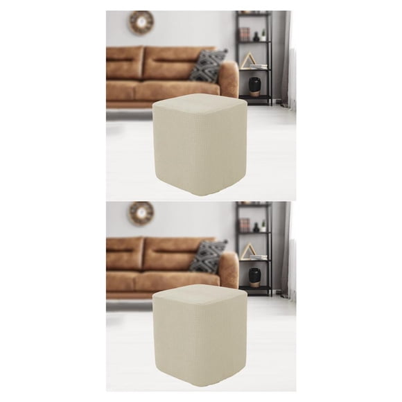 Naiovety Reposapiés cuadrado Fundas otomanas Funda decorativa para reposapiés Type3