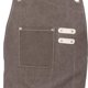 thumbnail image 5 of Delantal de Lona Soledad con Bolsillos Grandes Gris, 5 of 7