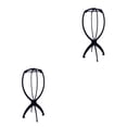 thumbnail image 2 of Soidarity Soporte portátil para cabeza de peluca, para una cómoda exhibición de sombreros, soportes para cabeza de peluca, soporte de negro 2Conjunto, 2 of 6