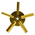 thumbnail image 2 of 5 Prong Universal Brass Clock Winding Key for Winding Clocks ODD & EVEN Numbers, 2 of 6