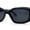All Black, variant on Womens Mod Classic Retro Rectangular Trendy Fashion Sunglasses All Black