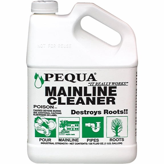 Pequa 128 Oz. Mainline Drain Cleaner - Pack 3