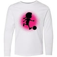 thumbnail image 3 of Inktastic Girl Soccer Player Sports Team Long Sleeve Youth T-Shirt, 3 of 5