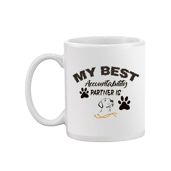 "my Best Partner" Quote Mug -Image by Shutterstock,