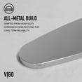 thumbnail image 4 of VIGO 10 in. Kitchen Sink Faucet Hole Cover Deck Plate For 1 or 3 Hole in Chrome, 4 of 9