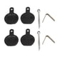 thumbnail image 1 of 4 Uds pastillas de freno de disco de bicicleta de montaña accesorios semimetálicos de resina para freno de disco de línea YINXING, 1 of 10