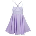 thumbnail image 2 of Yartina Girls Camisole Ballet Lyrical Dance Dress Gymnastic Leotard Ballerina Dancewear Lavender L, 2 of 7