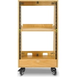 Sound Town DIY Slanted 16U Studio Rack (8U Top + 8U Lower), with 2U ...