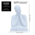 thumbnail image 2 of Accent Collection White Thinker Statue Polyresin Minimalist Home Décor, Shelf Tabletop, Gift, 2 of 6