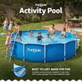 thumbnail image 5 of Funsicle 15' x 36" Activity Above Ground Swimming Pool Set with 2-in-1 Pump, Round Frame, 5 of 17
