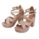 thumbnail image 3 of Tacón Para Mujer CASTALIA 307-12 Beige Doble Correa CASTALIA 307-12, 3 of 3