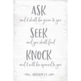 thumbnail image 3 of Sherrill, Kate 11x14 Black Modern Framed Museum Art Print Titled - Mathew 7:7, 3 of 5