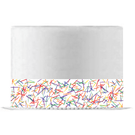 5319 Wax Ribbon - Crayons Edible Cake Decoration Ribbon -6 Slim Strips